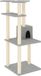 vidaXL Arbre à chat avec poteaux à gratter en sisal 123 cm gris clair
