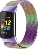 By Qubix Qubix - Milanese Bandje - Multicolor - Geschikt voor Fitbit Charge 5