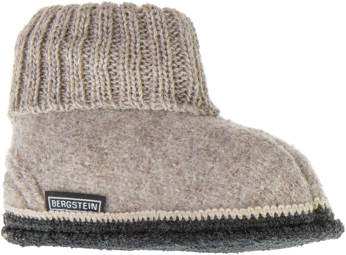 Bergstein Sloffen - Maat 33 - Unisex - beige/zwart