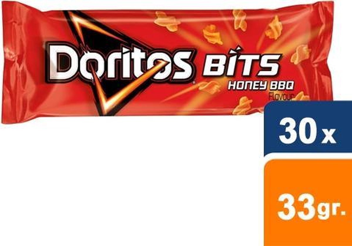 Doritos Bits Honey Barbecue Chips, Doos 30 stuks x 30 g