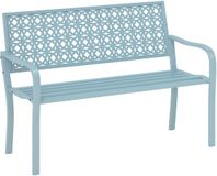 Outsunny Tuinbank - Staal - Blauw