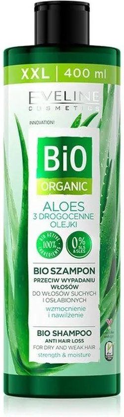 Bio Organic Bio Shampoo Aloë Vera 400ml - Alle Haartypes