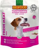 BIOFOOD Vleesvoeding eend - 8x - Kip 7 x 90 gr - Voordeelverpakking
