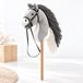 Relaxdays Cheval à bascule - hobby horsing - gris