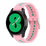By Qubix Qubix Garmin Venu 4 - 45mm - Dot Pattern bandje - Roze - Smartwatch bandje 22mm
