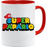 Jungle Mug Vaderdag Grappige Super Papàrio mok, origineel cadeau-idee voor heren, speciaal verjaardagscadeau, ontbijtmok voor koffieliefhebbers, vaderdagcadeau
