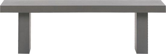 Beliani TARANTO 2-zits tuinbank - Grijs - Vezelcement - 150 cm