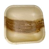García de Pou 224.61 bord hoekig Areca 11,5 x 11,5 x 1,5 cm Natural Areca (25 stuks)