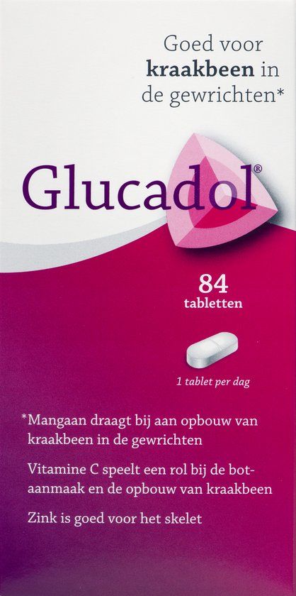 Glucadol Glucosamine - 84 tabletten - Kraakbeen en Gewrichten