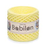 Fettuccini Zpagetti Ball, T-shirtgaren van 3-5 mm, voor haakbreien, masker oorbanden, T-garen, biologisch katoen, macramé T-garen, jerseygaren - citroen