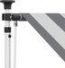 vidaXL Handmatig uitschuifbare luifel antraciet en wit 300 cm