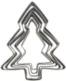 Zenker 44814 5-delige set kerstuitstekers dennenboom
