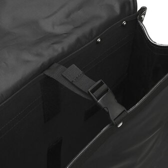 BECK Canvas Small Dubbele Fietstas - 35L - Blauw