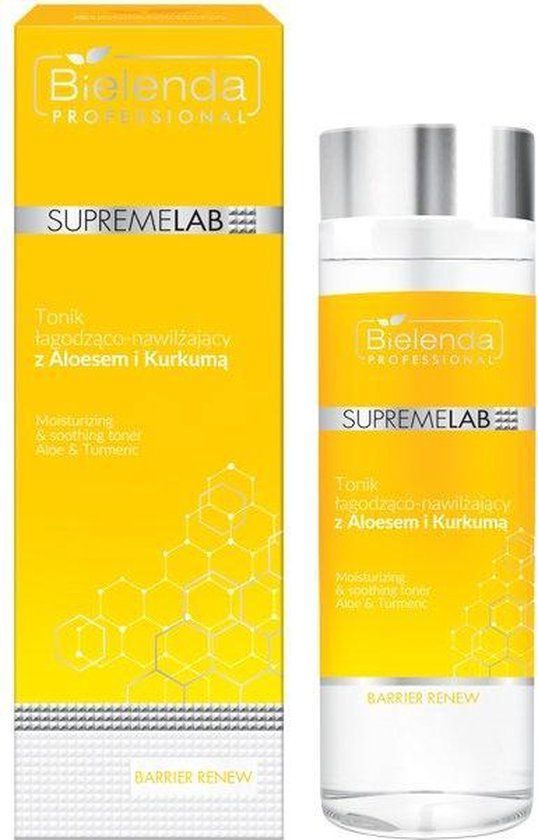 Bielenda Professional Supremelab Barrier Renew Soothing And Moisturizing Toner With Aloe And Turmeric 200ml - For Women - Fresh Scent