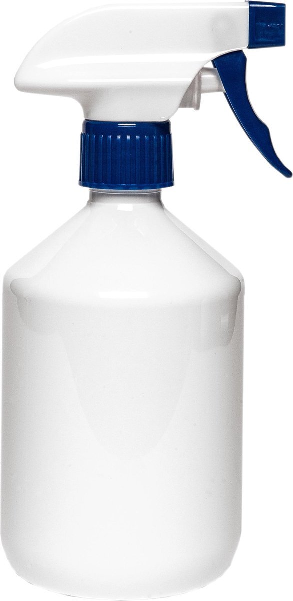 CLAUDIUS Lege apothekersflessen 500 ml – 10 stuks - HDPE Naturel 28 - met spraykop – navulbaar - leeg