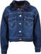 Levi's Mädchen Lange Hose OVERSIZED TRUCKER Denim Blau Baumwolle 164