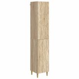 vidaXL - Kast - Set - 2 - st - Sonoma - Eiken - Bewerkt - hout