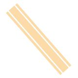 Ambiance Sticker Autokap Stripe, Racing Sticker Body Side Stripe Decal, Dak Rok Bumper Stripe Decal Vinyl, Gemodificeerde Stripe Decal Auto Decor Zand - 1 Stuk 124 cm