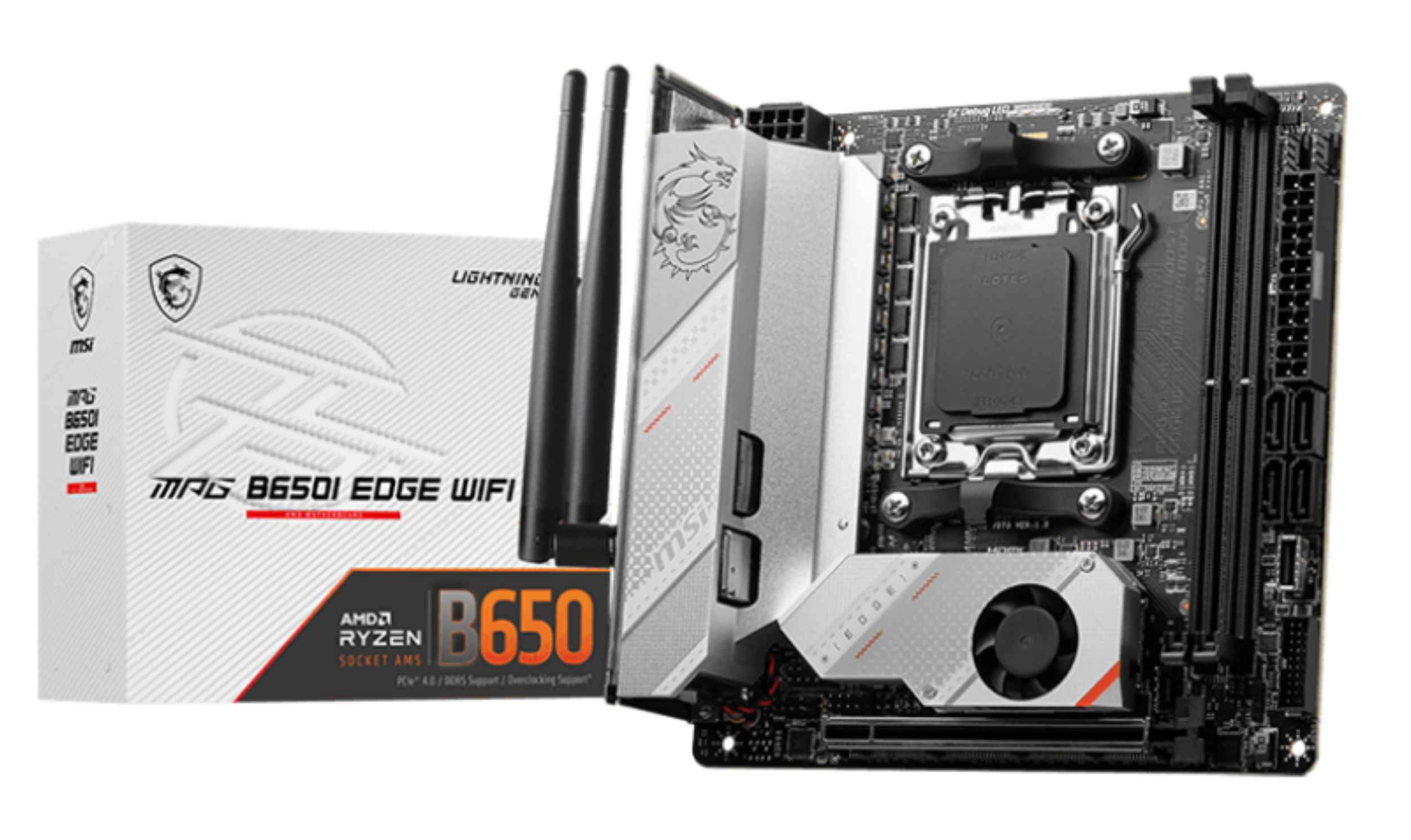 MSI MPG B650I EDGE WIFI - Mini-ITX - Socket AM5 - AMD B650 - DDR5 - Wi-Fi 6E