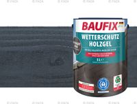 Baufix-Fixza BAUFIX Houtbeschermende Gel- Beits antraciet grijs 5 Liter