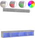 vidaXL 5-delige Tv-wandmeubelset met LED bewerkt hout betongrijs