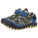 GIOSEPPO Gebogen flipflops voor baby's, jongens, petrol, 22 EU, Benzine.