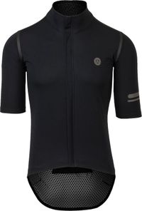 AGU Performance Rain Jersey - Fietsshirt Heren - Wielrenshirt Korte Mouw - Zwart - Waterdicht - Winddicht - Getapete naden - DWR Coating - XL