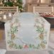 PETTI Artigiani italiani - Kersttafelloper, kerstloper, keukenloper 140 x 40 cm, elegante kerstloper Snow, 100% Made in Italy