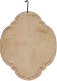 Dutchdeluxes Serveerplank - Handgemaakt - Luxe - Snijplank - Ontbijtbord - Maple Esdoorn - Met sapgroef - Wit beige