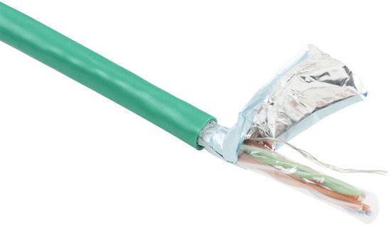 ACT FP7750 CAT5E FTP LSZH 500m Groen