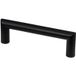 Gedotec LEILA BLACK Poignée d'armoire en acier inoxydable Noir mat, entraxe 192 mm