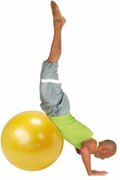 Gymnic Plus 65 BRQ - Zitbal en fitnessbal - Geel - Ã˜ 65 cm