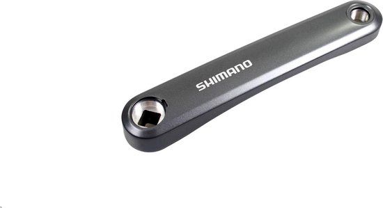 Crank Shimano Steps FC-E6000 Crank Arm Links, zilver Pedaalarmlengte 170mm