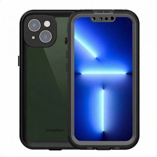 imoshion Waterproof 360 Case - Zwart - Geschikt voor Apple iPhone 14