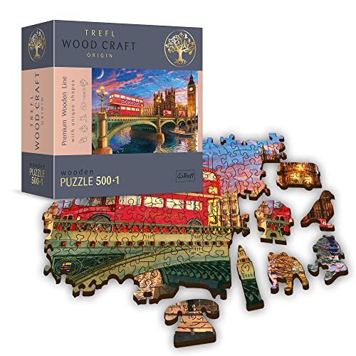 Trefl Palace of Westminster, Big Ben, London - 500+1 stukjes Puzzel - 12+
