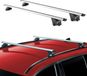 Omac Porte-bagages universel pour voitures, couleur argent, 112 cm, avec certification ABE