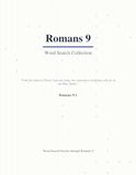 Romans 9 Word Search: A Verse-by-Verse Bible Puzzle Book Covering Every Word (Large Print with Answers)