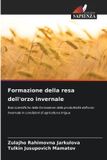Formazione OmniScriptum SRL Formazione della resa dell'orzo invernale: Basi scientifiche della formazione della produttività dell'orzo invernale in condizioni di agricoltura irrigua