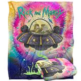 RICK AND MORTY Silky Touch superzachte plaid 152 x 127 cm