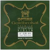 Optima Gold Brocade Premium 24 Karaat Goud 4/4 E 0.26K Medium Vioolsnaren