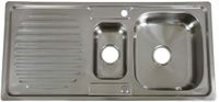 KuKoo Monster Group BV Premium RVS Keukenspoelbak - Roestvrijstaal - 1050x500 mm - 0,9 mm dik