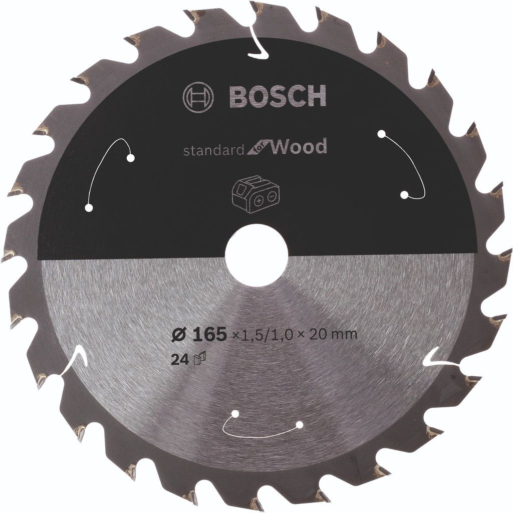 Bosch Cordless Wood 165x1.5/1x20 24T - 3165140958332