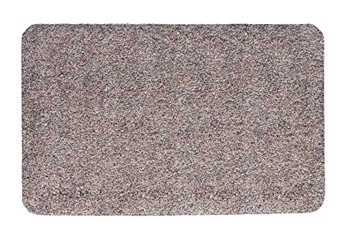 andiamo Deurmat Samson, afwasbaar en bestand tegen deurmat 100% katoen, 40 x 60 cm - Granit