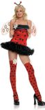 Leg Avenue Daisy Bug Kostuum Rood XS
