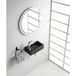 Wiesbaden Rhea M Fontein Links - 40x22x11cm - Keramiek - Mat Zwart