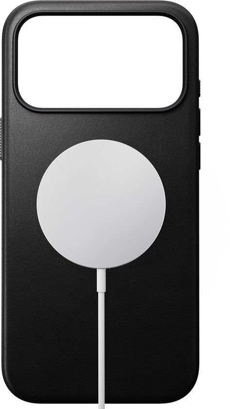 Nomad Modern Lederen Hoesje iPhone 17 Pro Max - Zwart
