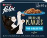 Felix Heerlijke Plakjes - Kattenvoer Nat - Zalm - 12x80g