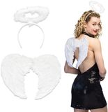 Boland - Set Engel promo wit Wit - Volwassenen - Vrouwen