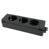 Enzo GST18© compatible tafelcontactdoos RA 3V doorvoer M-F - 6872002