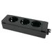 Enzo GST18© compatible tafelcontactdoos RA 3V doorvoer M-F - 6872002